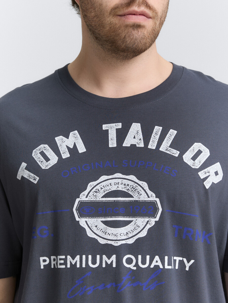 talla grande - camiseta con estampado de logotipo