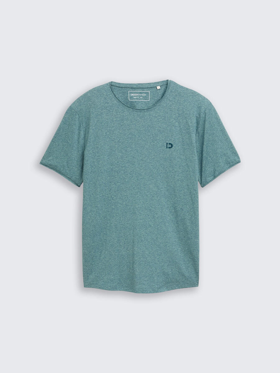 camiseta con look melange
