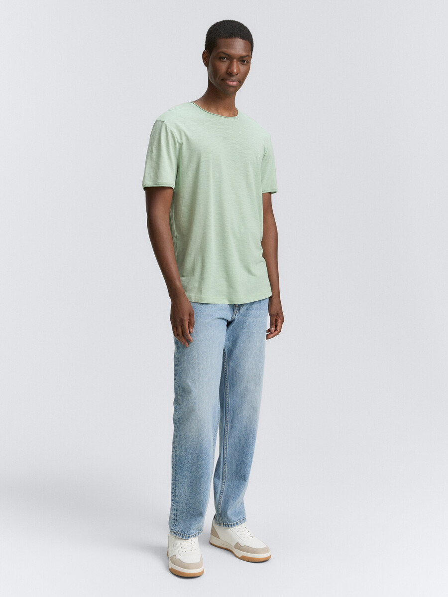 camiseta con look melange