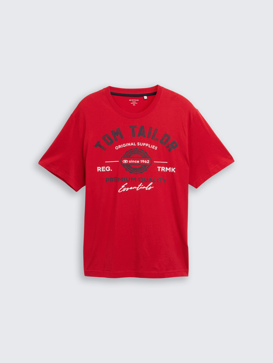 talla grande - camiseta con estampado de logotipo