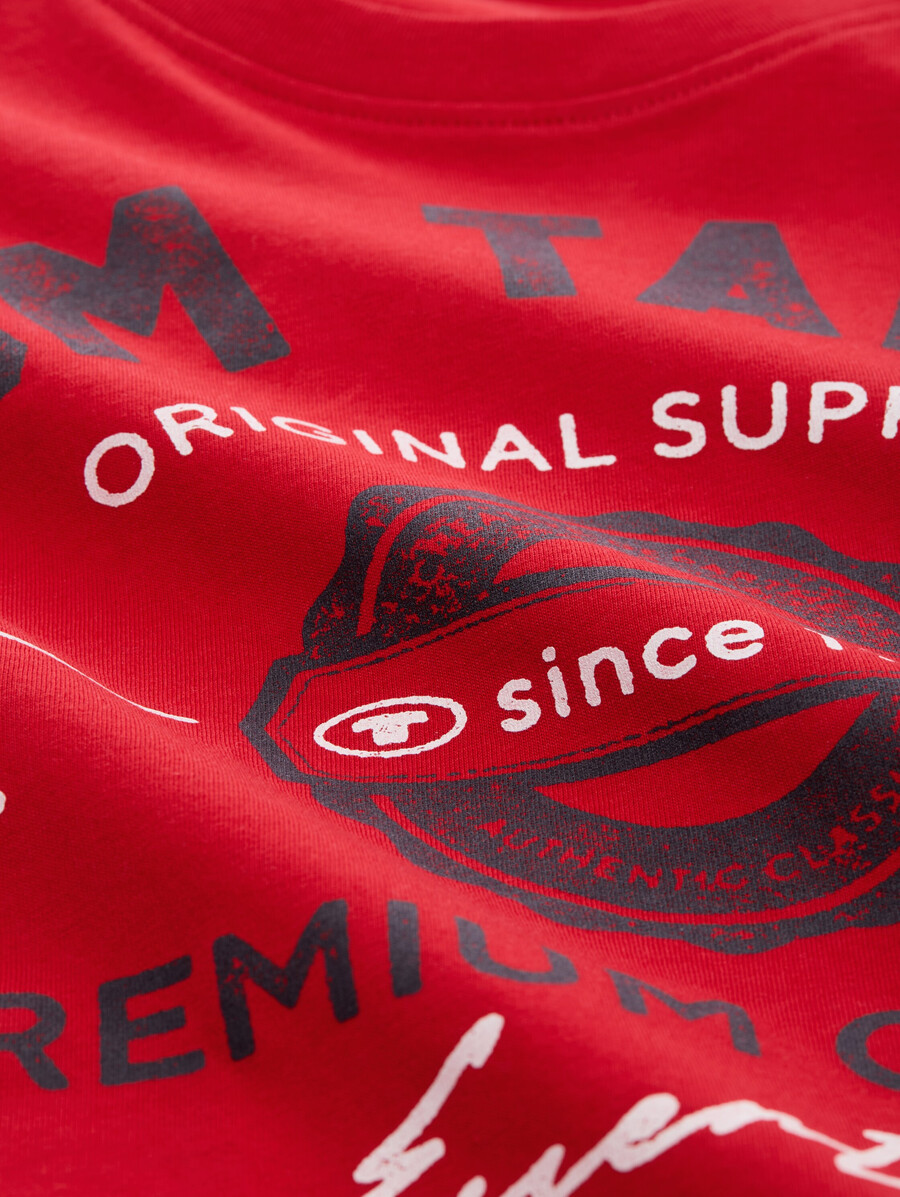 talla grande - camiseta con estampado de logotipo