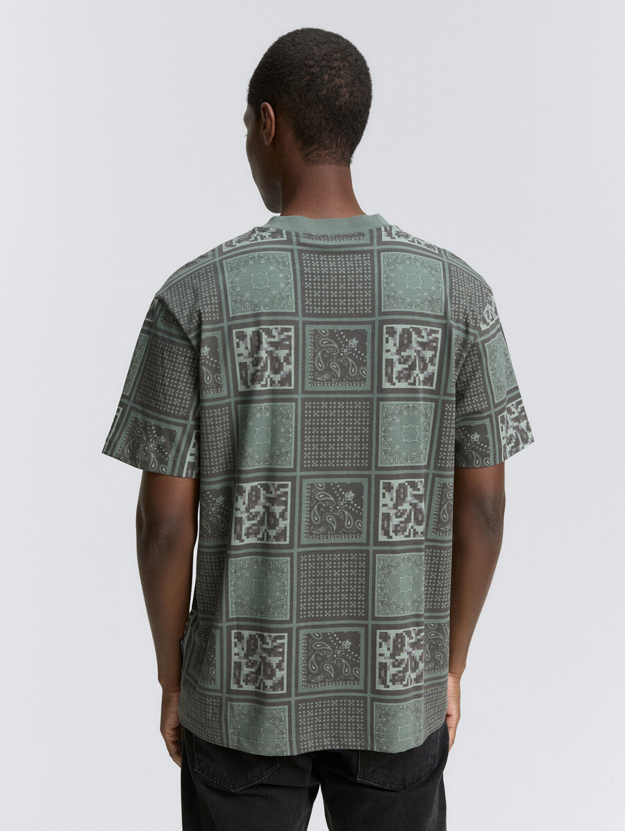 camiseta de corte relajado con estampado