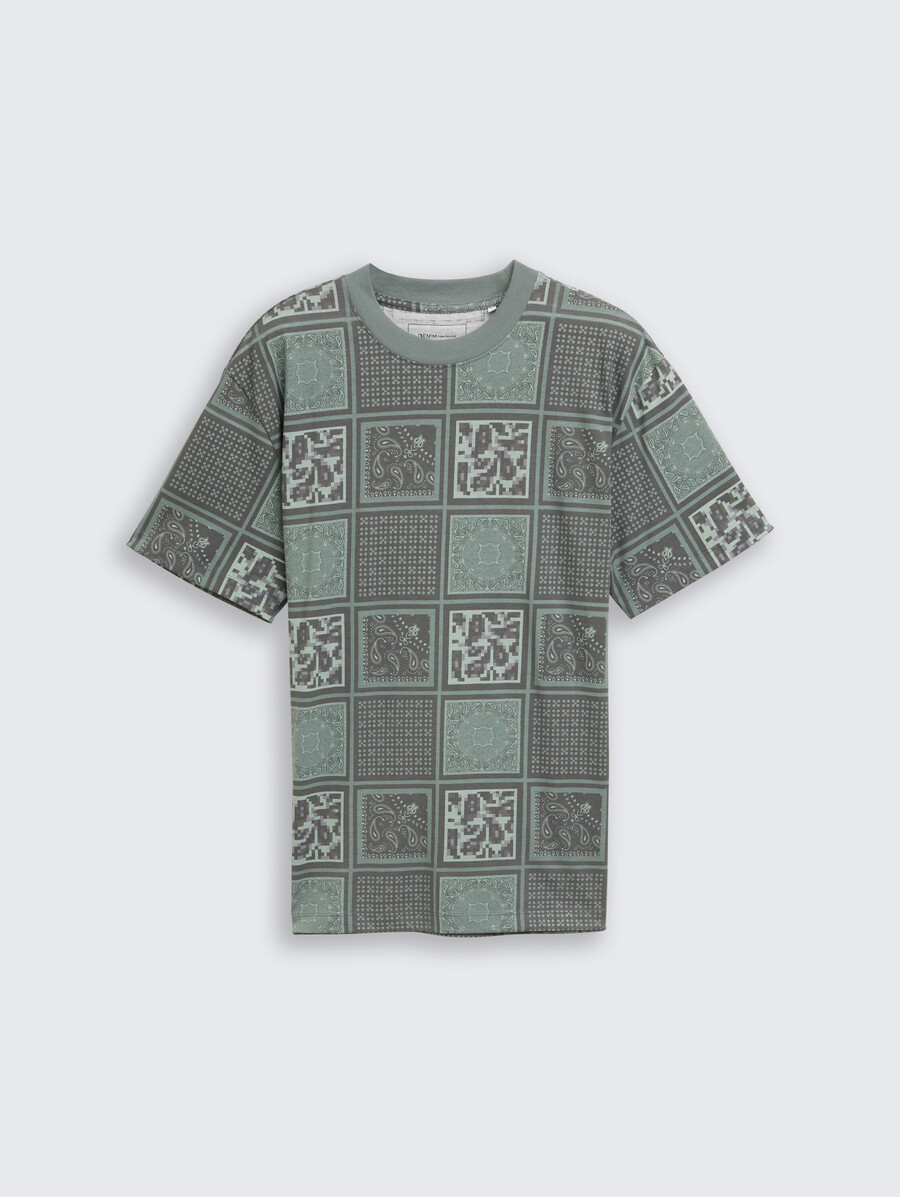 camiseta de corte relajado con estampado