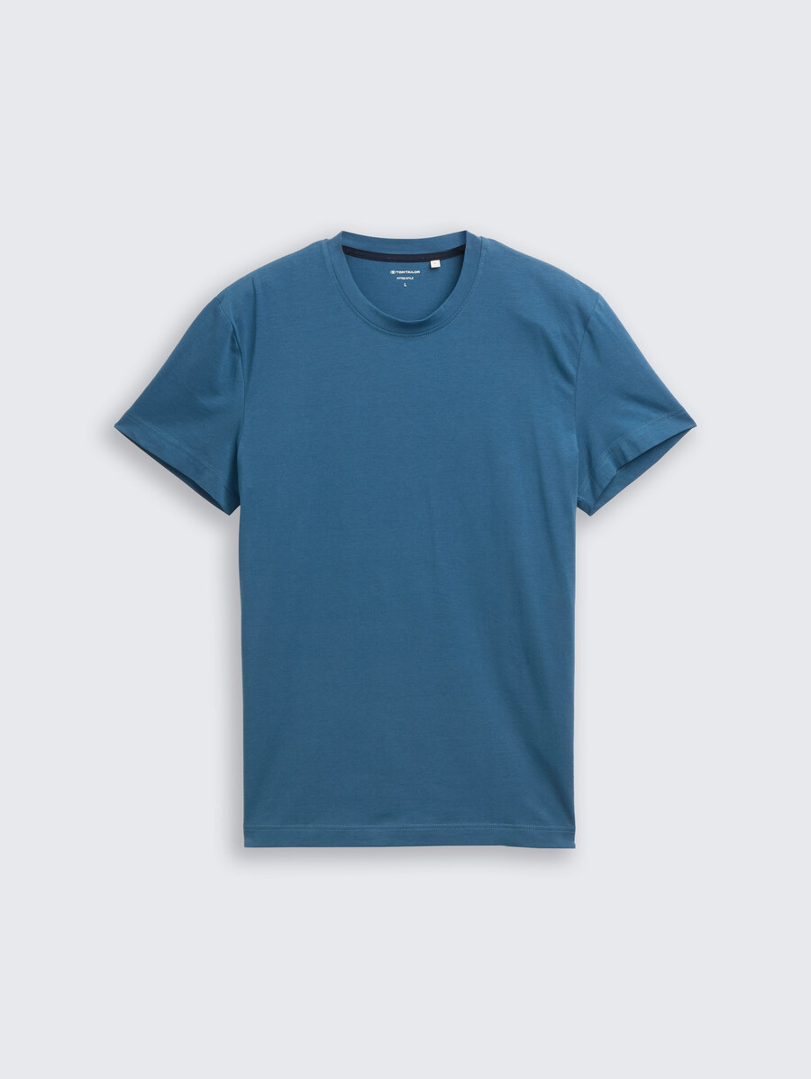 camiseta slim fit con elástico