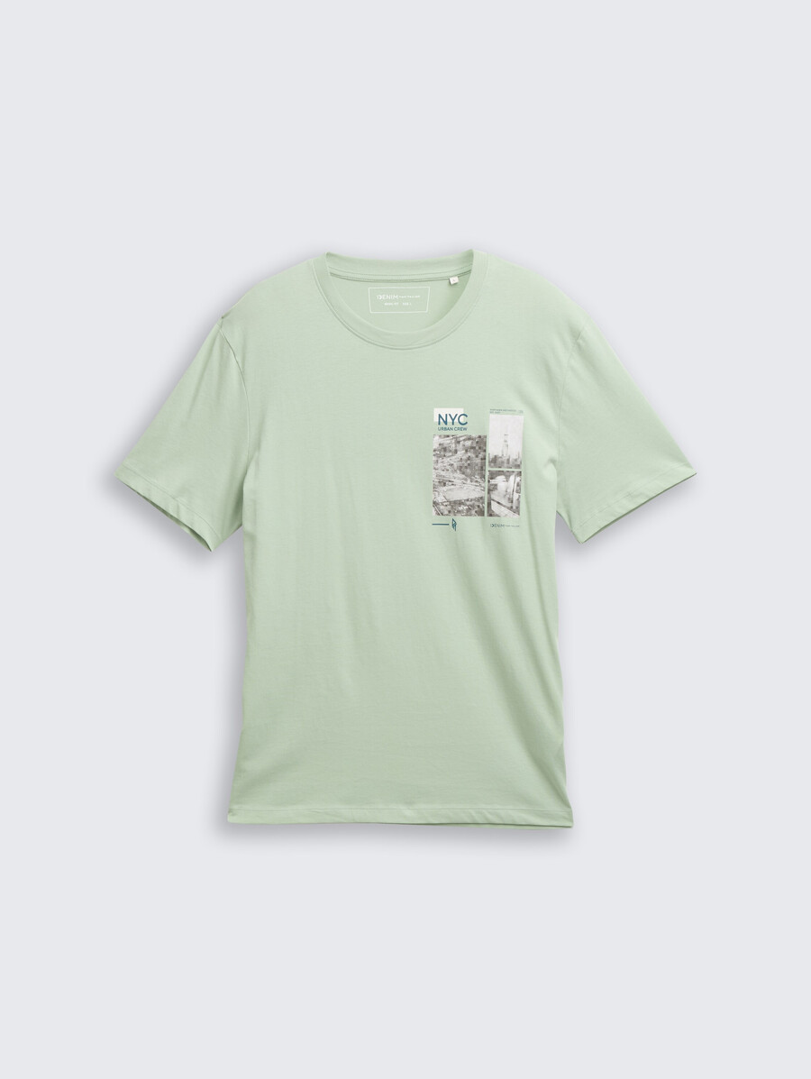 camiseta con estampado fotográfico