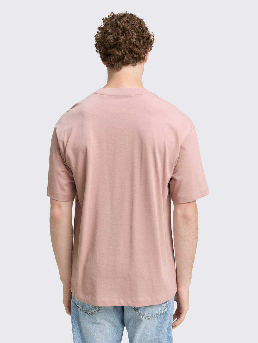 camiseta de jersey grueso con estampado