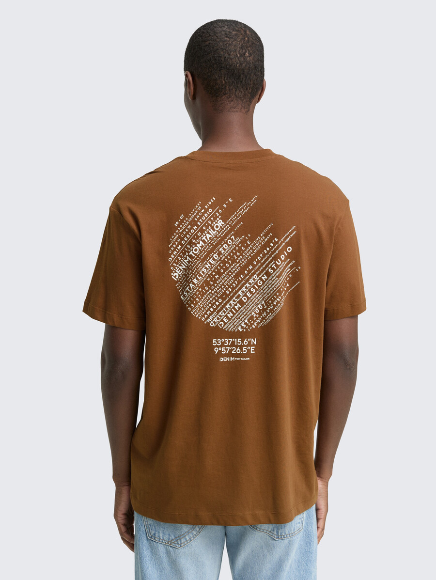 camiseta de corte relajado con estampado