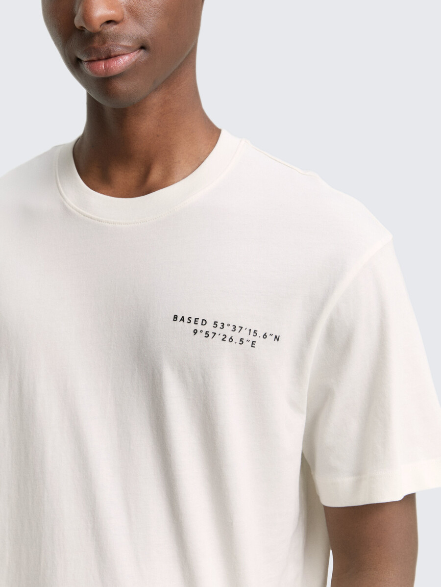 camiseta de corte relajado con estampado