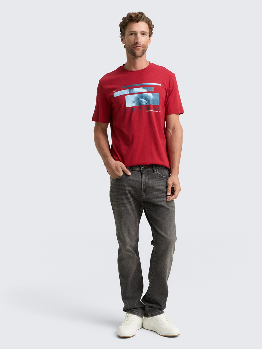 camiseta con estampado fotográfico
