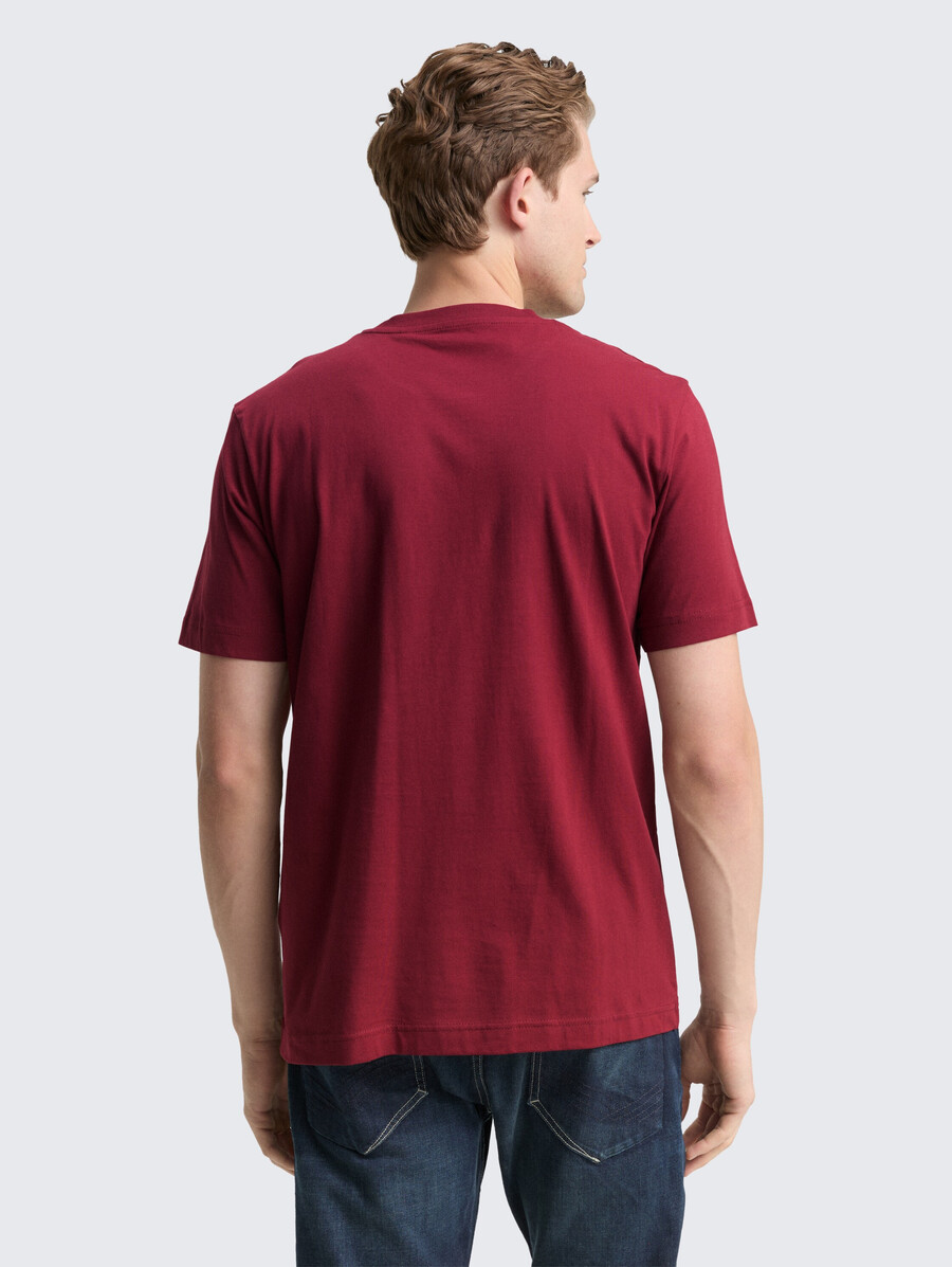 camiseta de algodón con estampado de logotipo