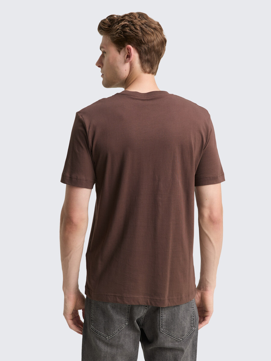 camiseta de algodón con estampado de logotipo
