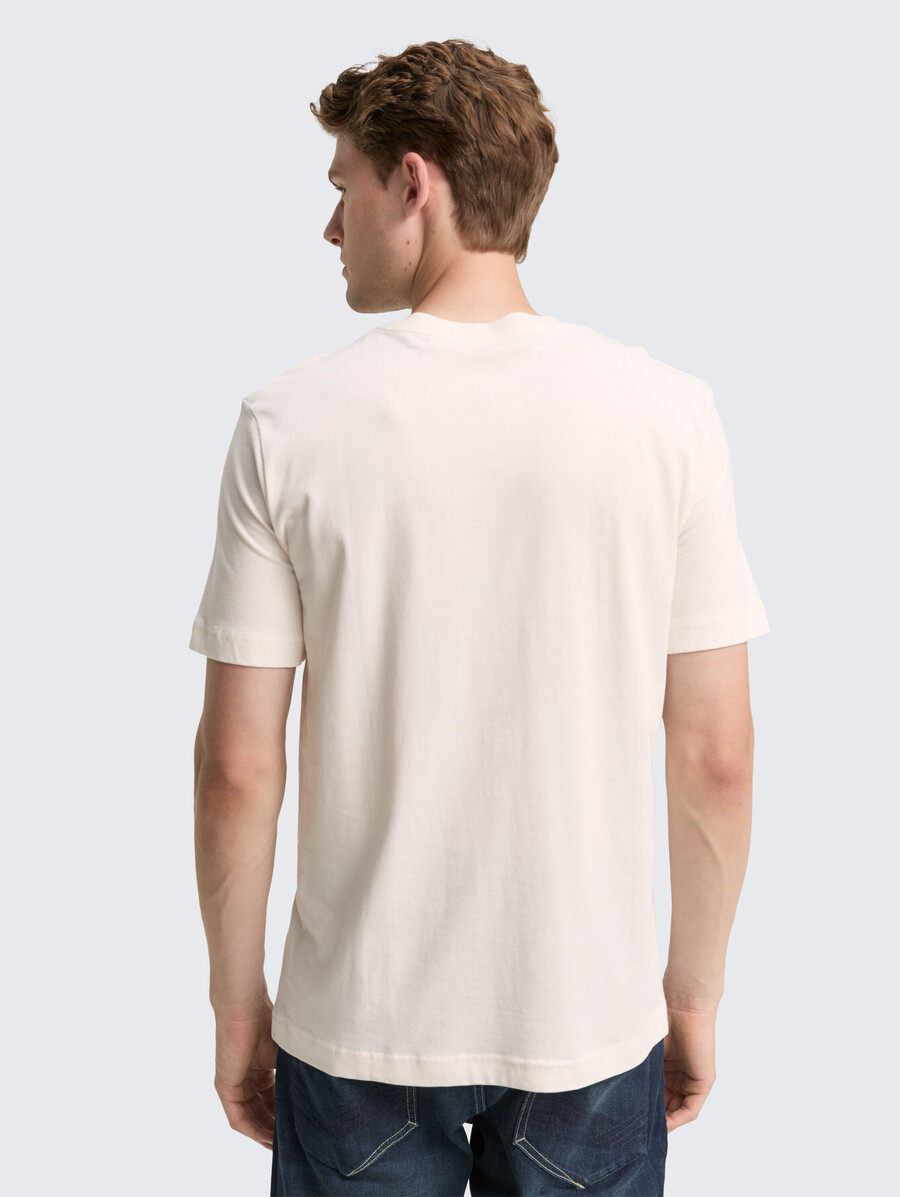 camiseta de algodón con estampado de logotipo