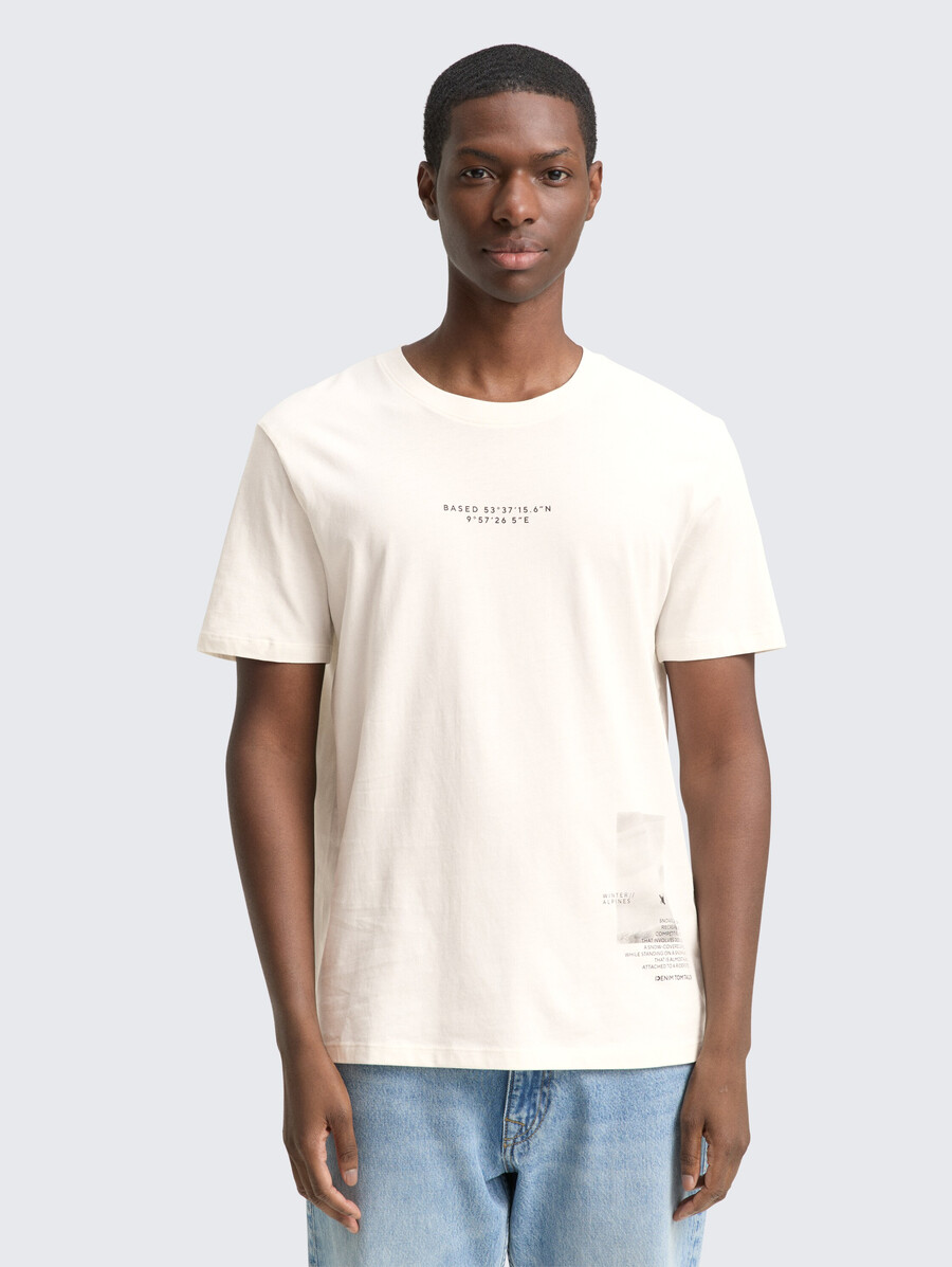 camiseta con estampado fotográfico