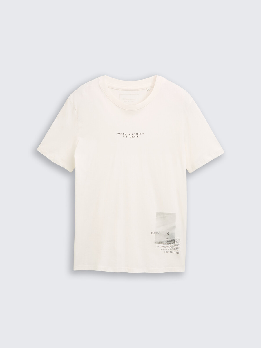 camiseta con estampado fotográfico