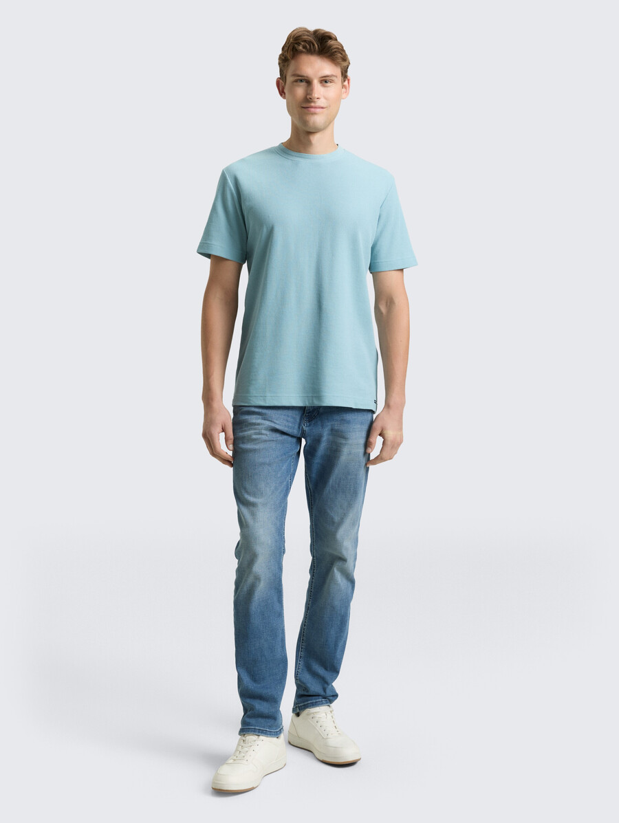 camiseta con textura de gofre