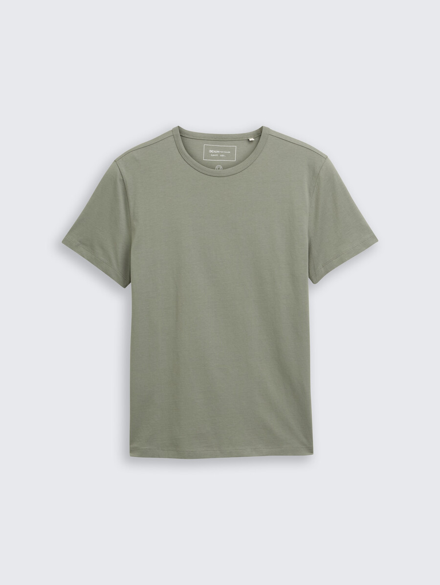 camiseta de algodón de corte entallado