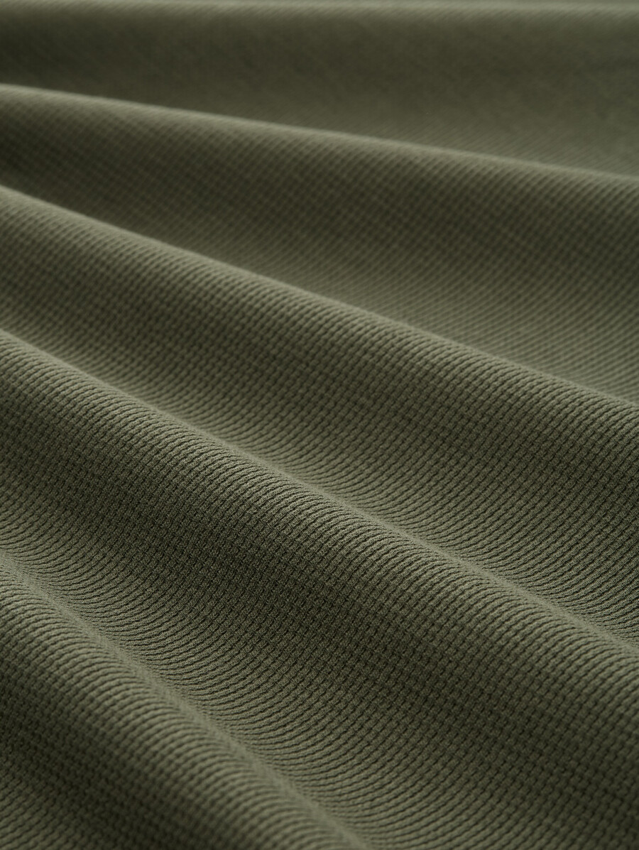 camiseta con textura de gofre