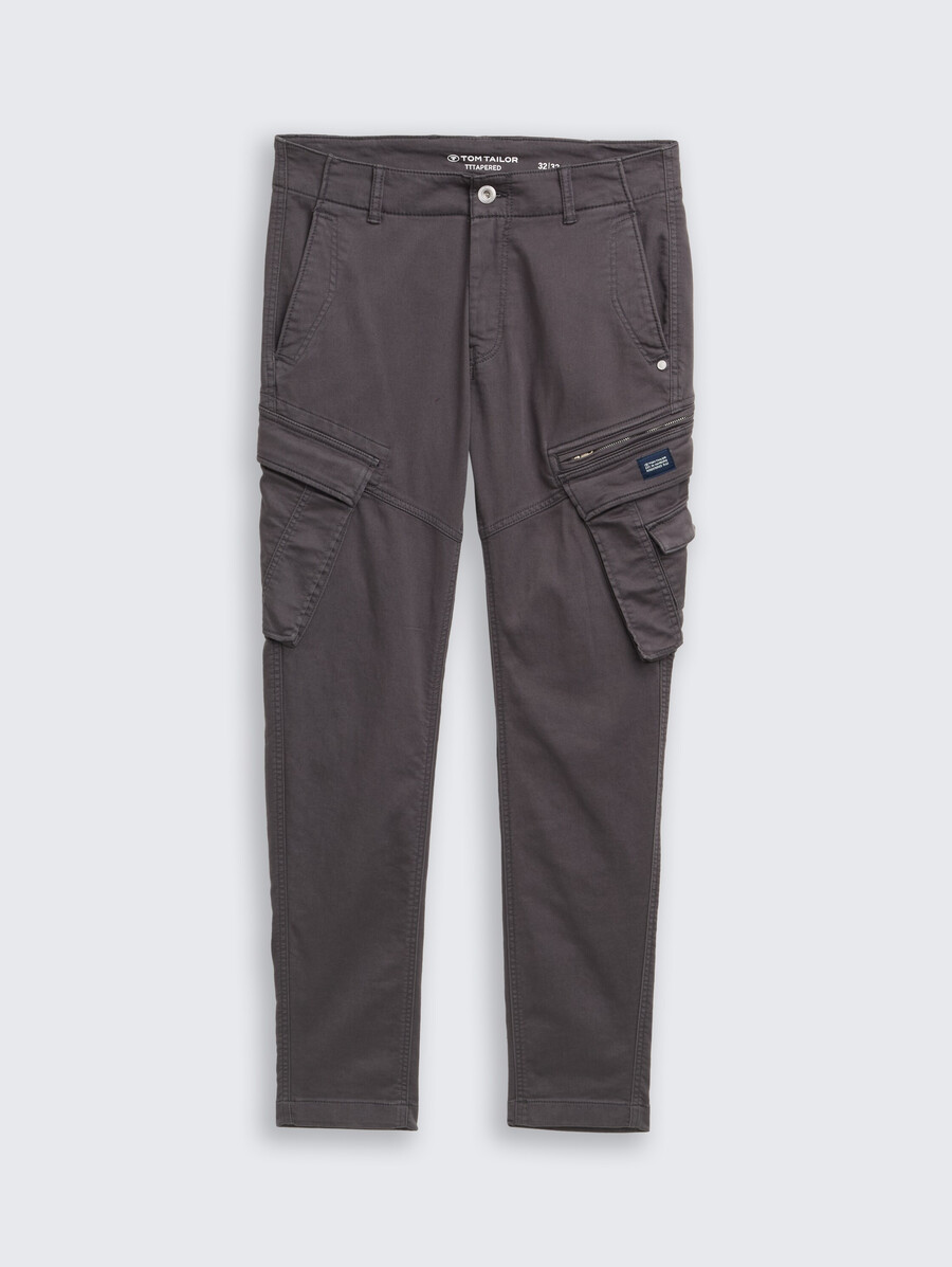 pantalones cargo cónicos con elástico