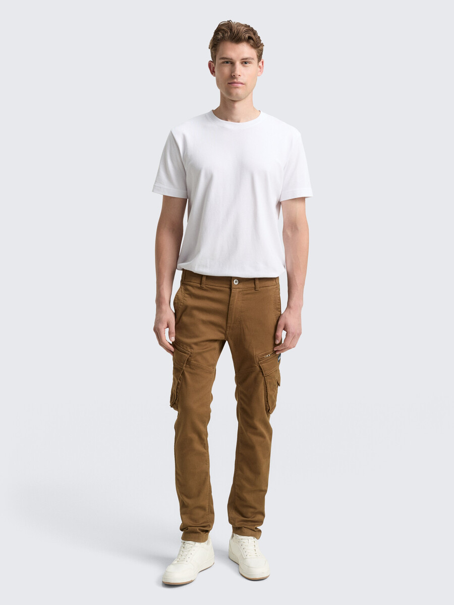 pantalones cargo cónicos con elástico