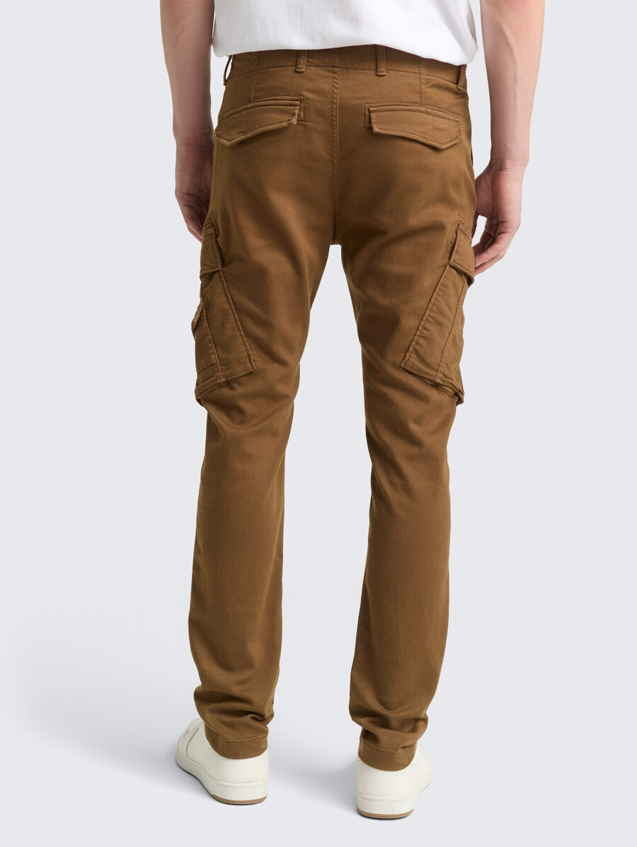 pantalones cargo cónicos con elástico
