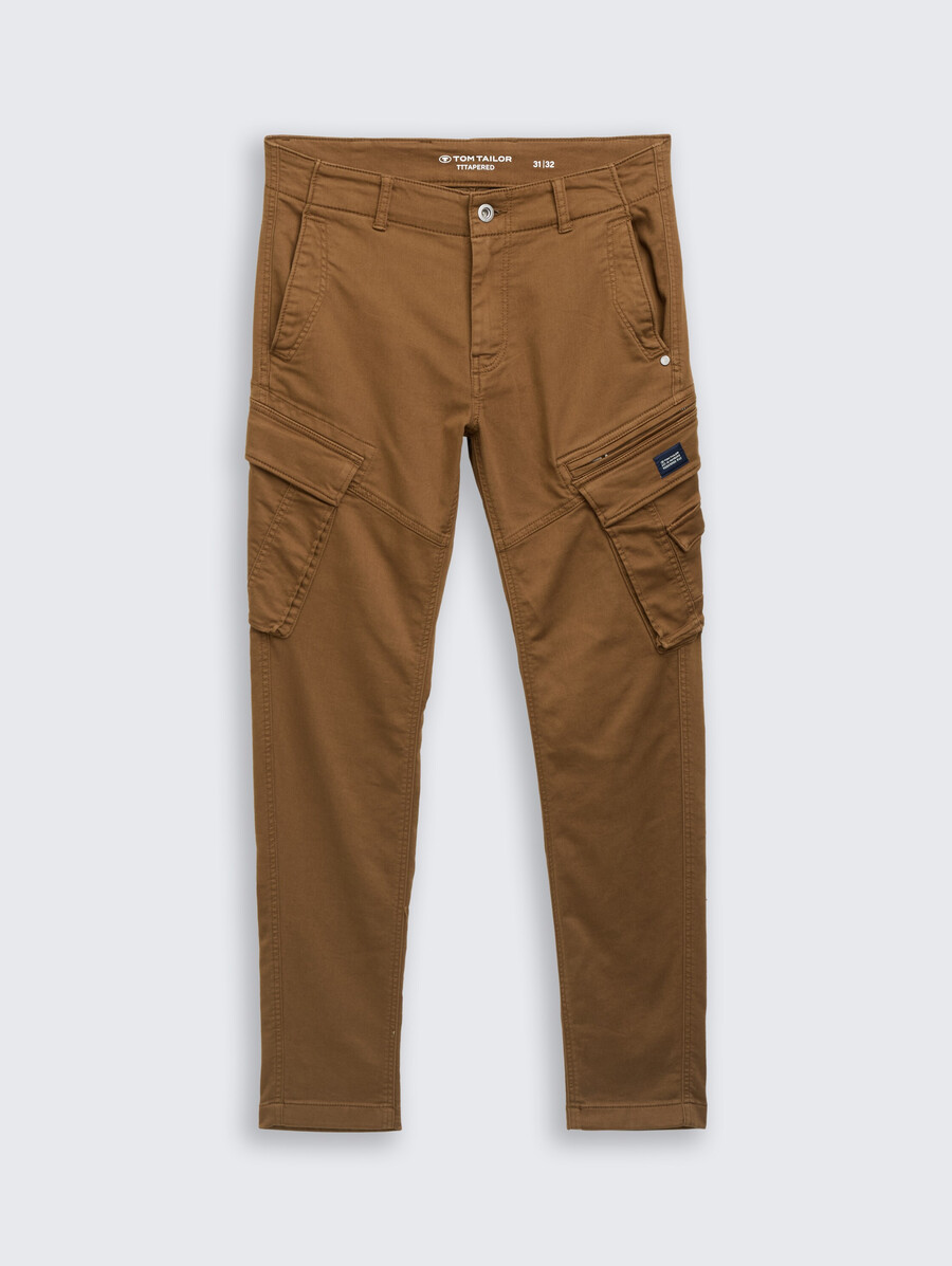 pantalones cargo cónicos con elástico