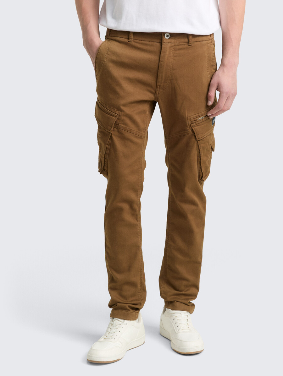 pantalones cargo cónicos con elástico