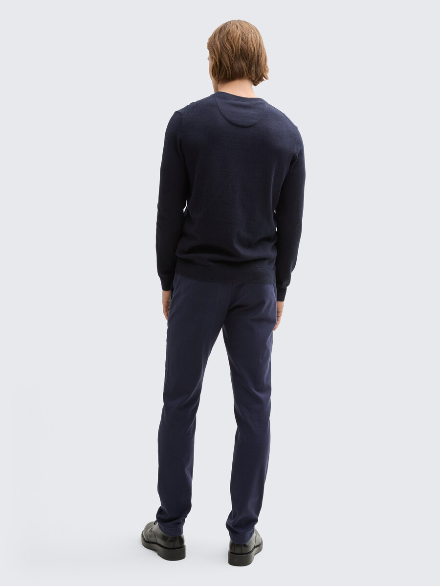 pantalones chinos tttravis slim con cinturón