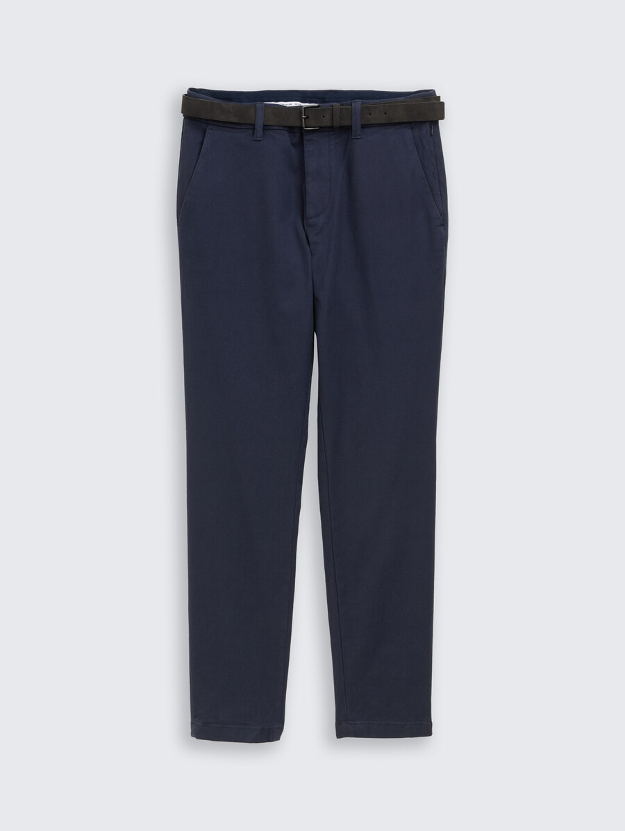 pantalones chinos tttravis slim con cinturón