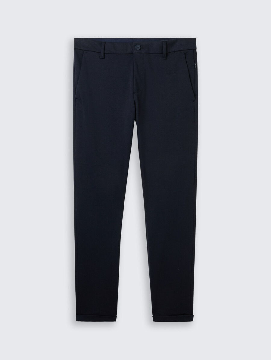 pantalones chinos tttravis slim confeccionados en jersey de piqué