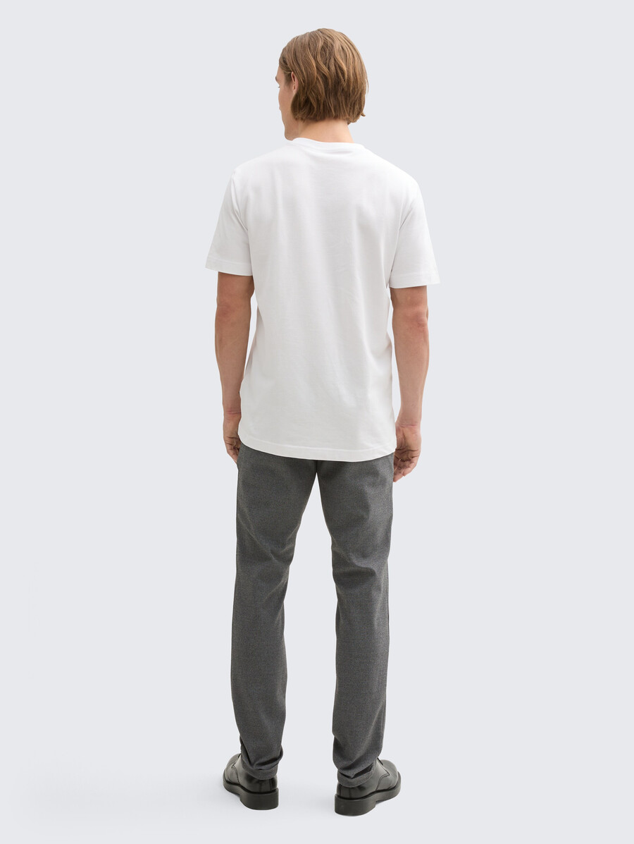 pantalones chinos tttravis slim confeccionados en jersey de piqué