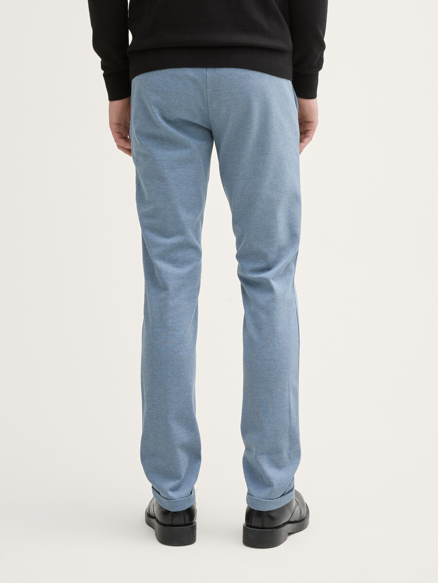 pantalones chinos tttravis slim confeccionados en jersey de piqué