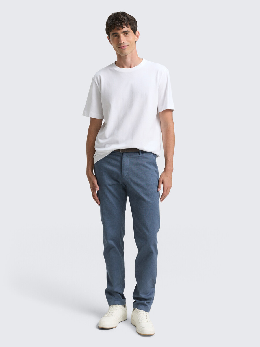 pantalones chinos tttravis slim con cinturón