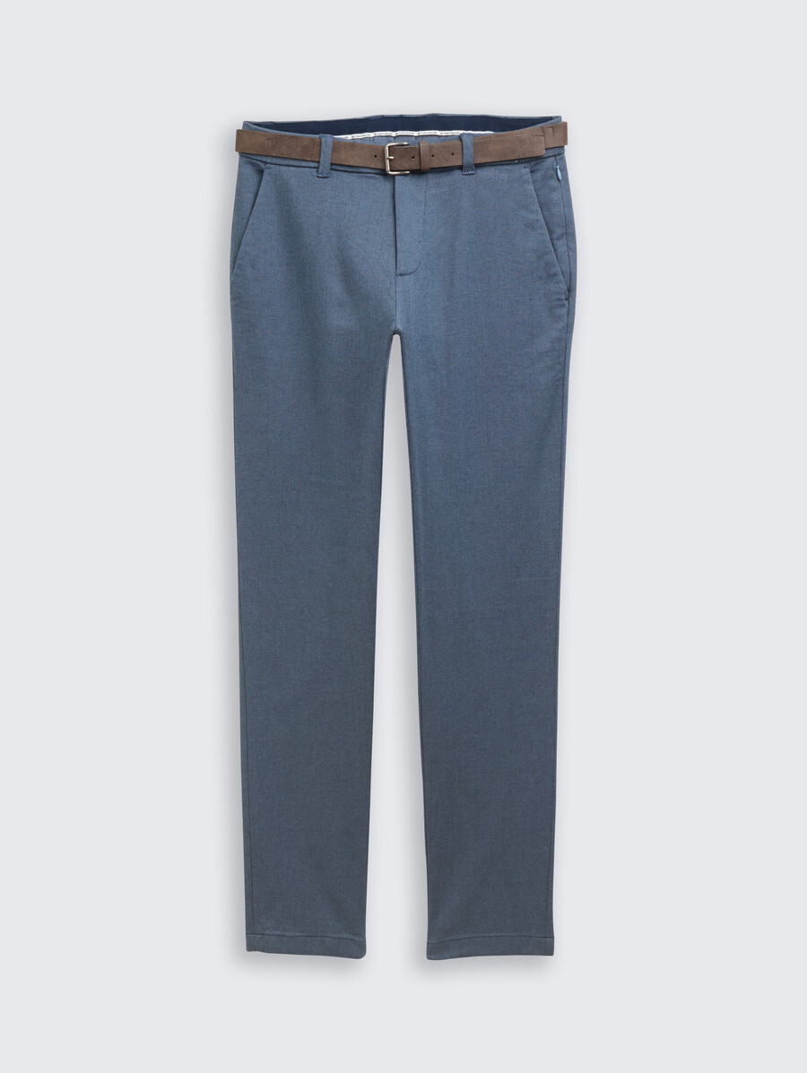 pantalones chinos tttravis slim con cinturón