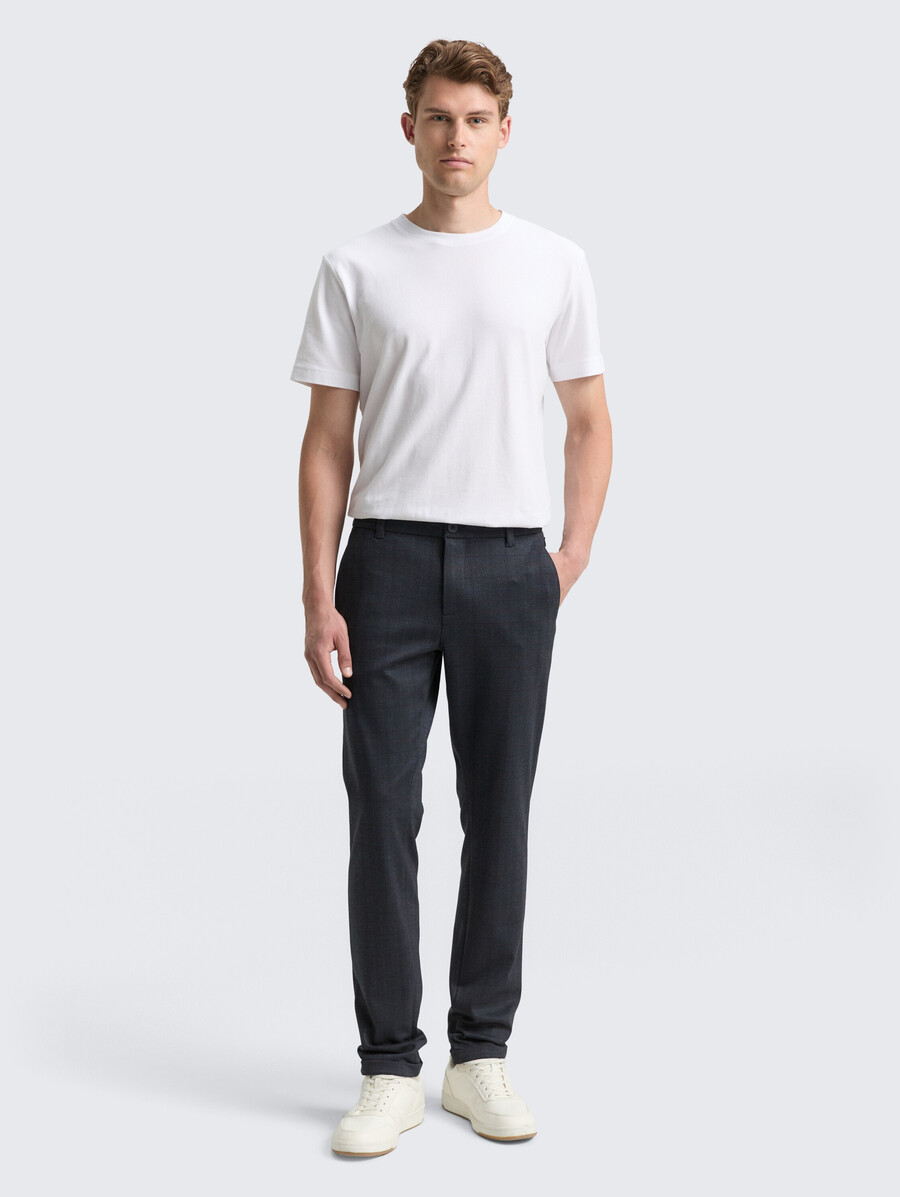 pantalones chinos tttravis slim confeccionados en jersey de piqué