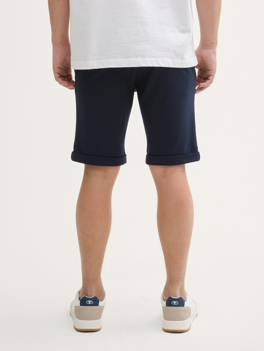 pantalones cortos chinos de piqué ajustados