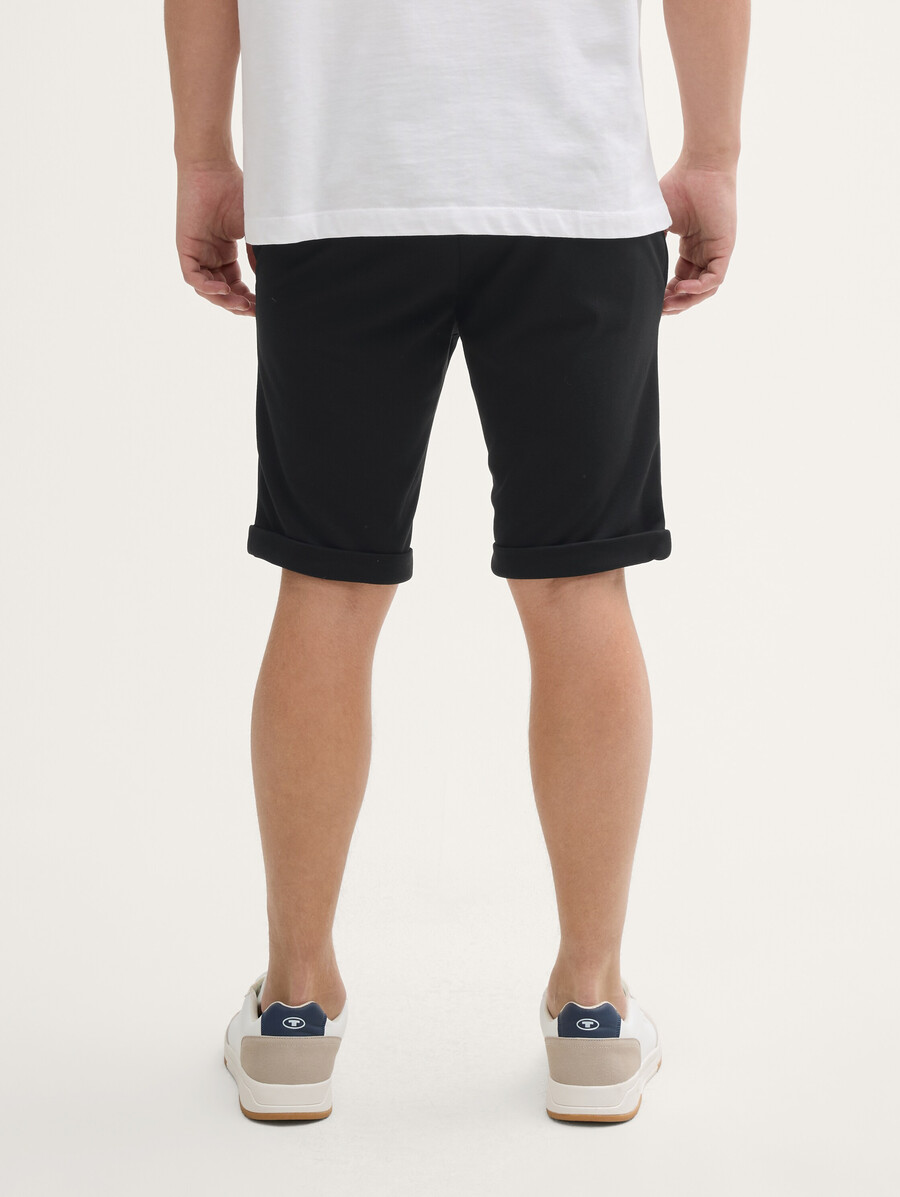 pantalones cortos chinos de piqué ajustados