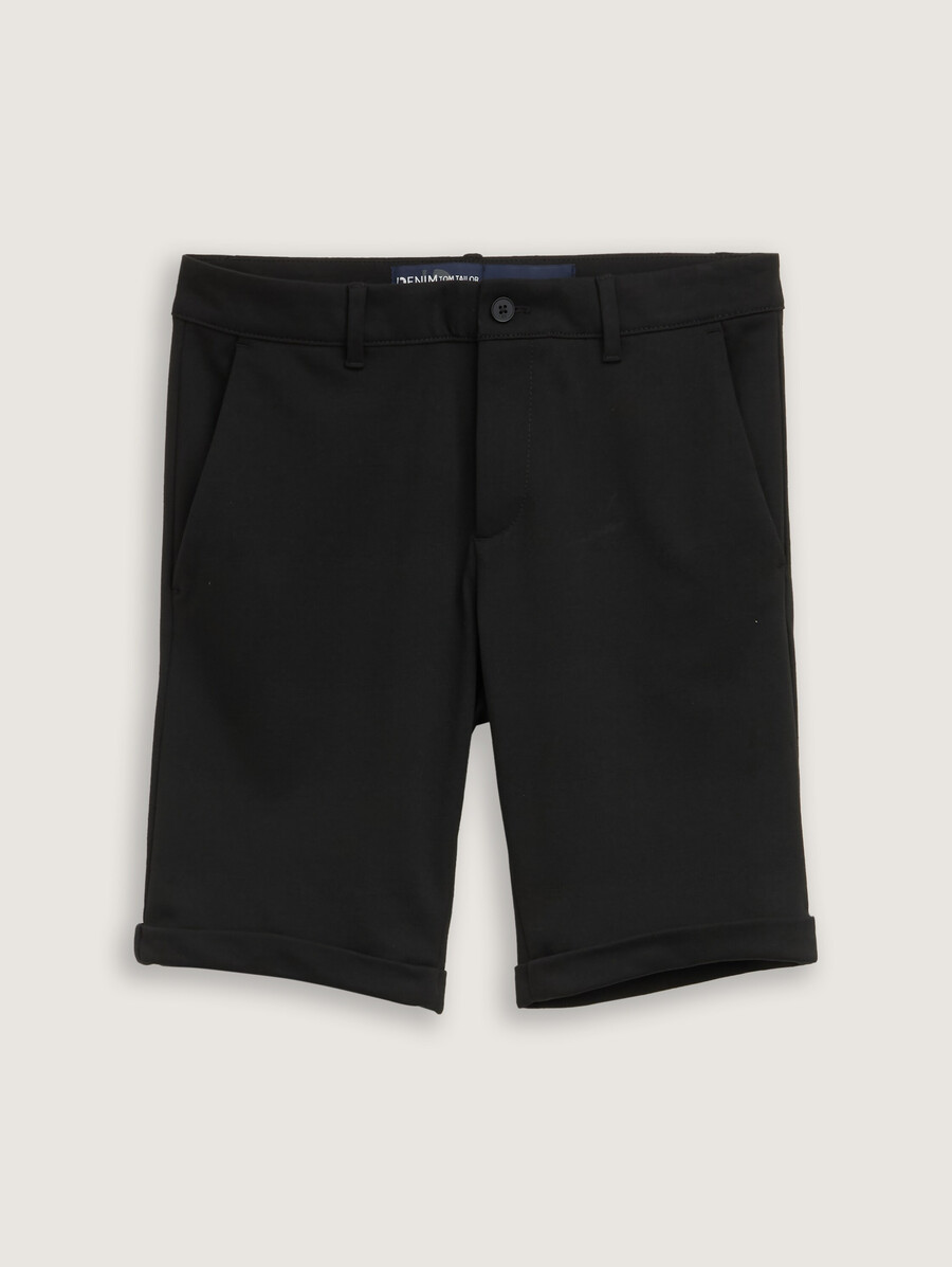 pantalones cortos chinos de piqué ajustados