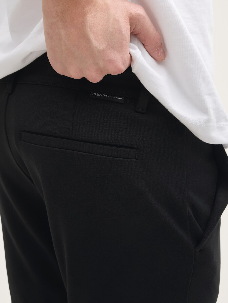 pantalones cortos chinos de piqué ajustados