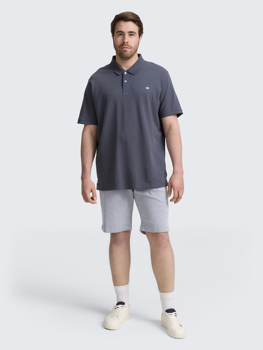 talla grande - pantalones cortos chinos regulares de algodón
