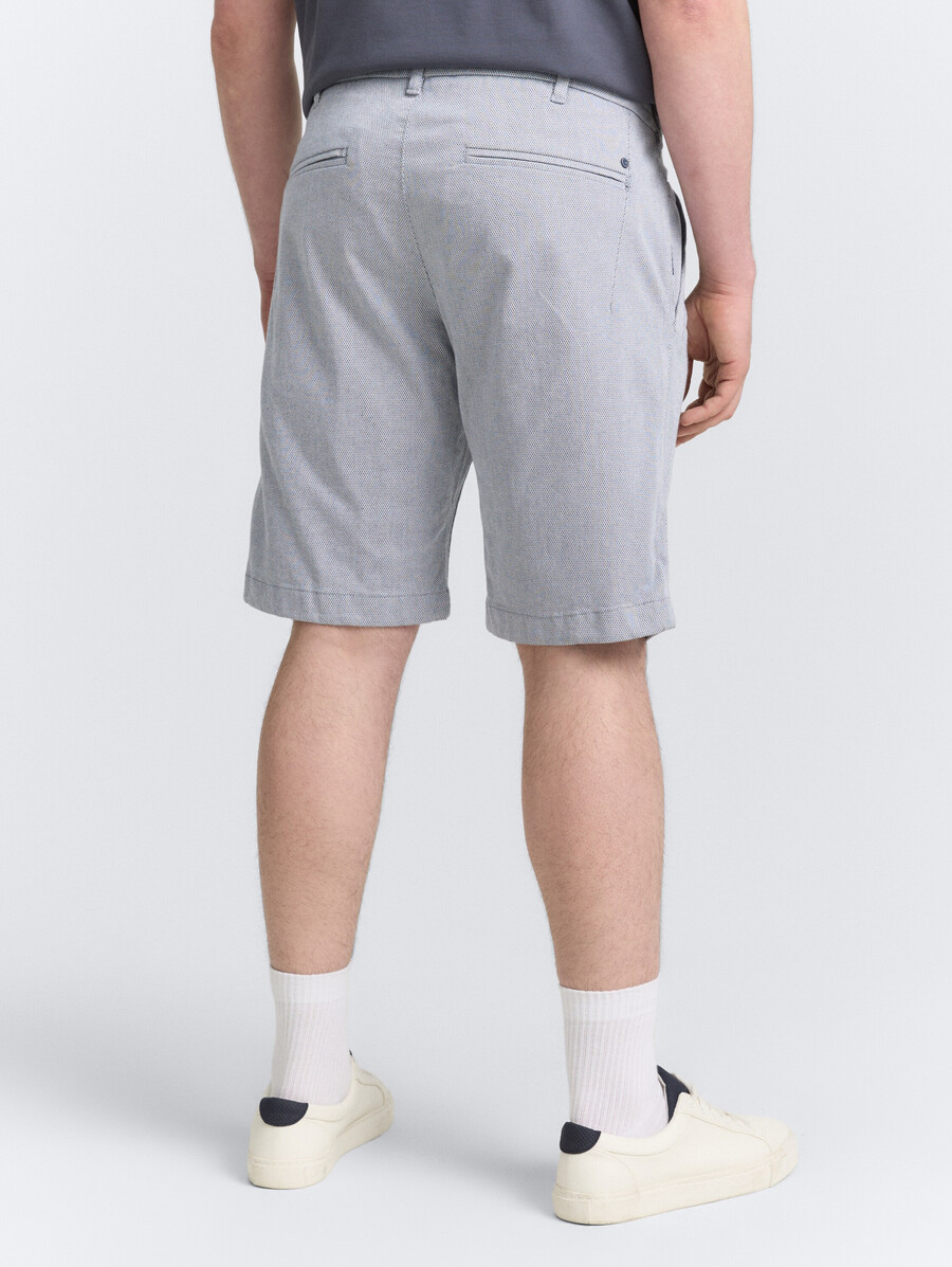 talla grande - pantalones cortos chinos regulares de algodón