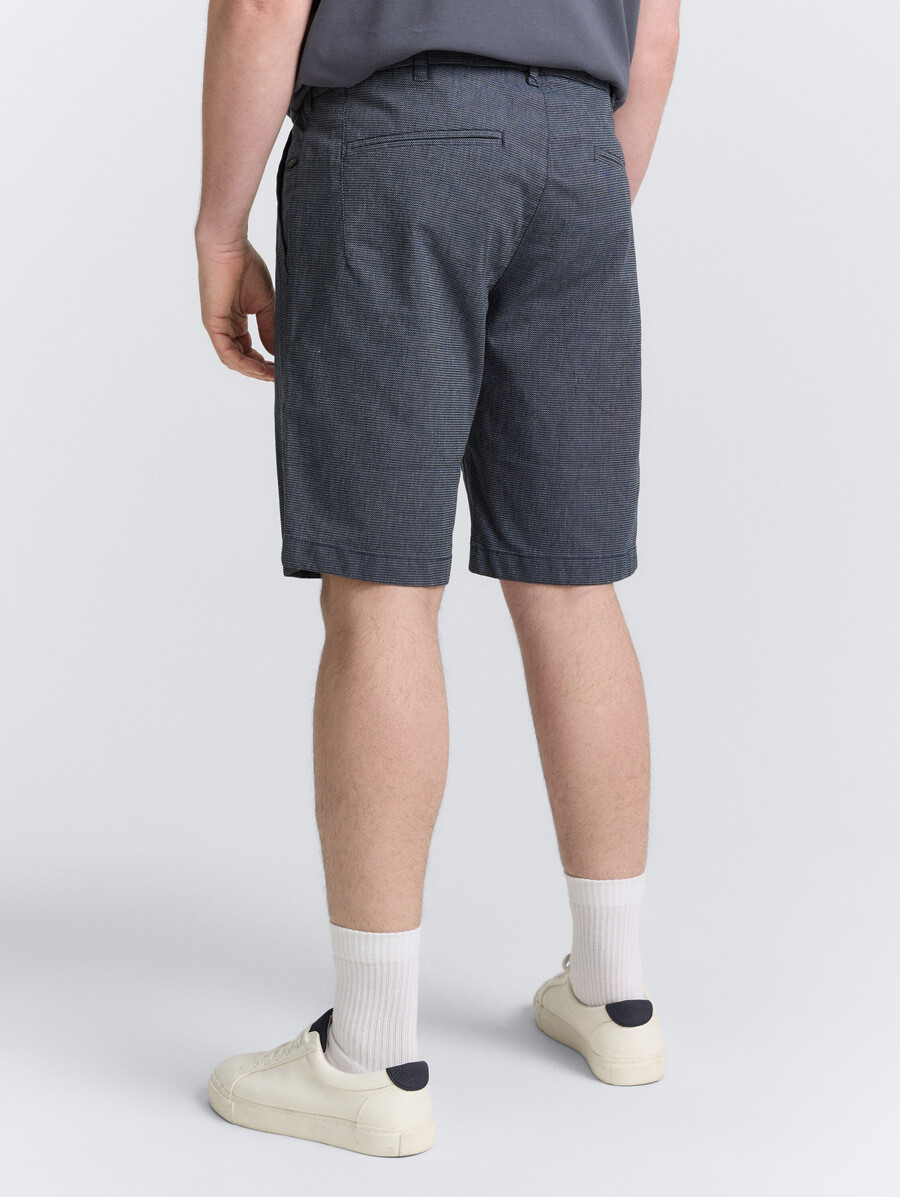 talla grande - pantalones cortos chinos regulares de algodón