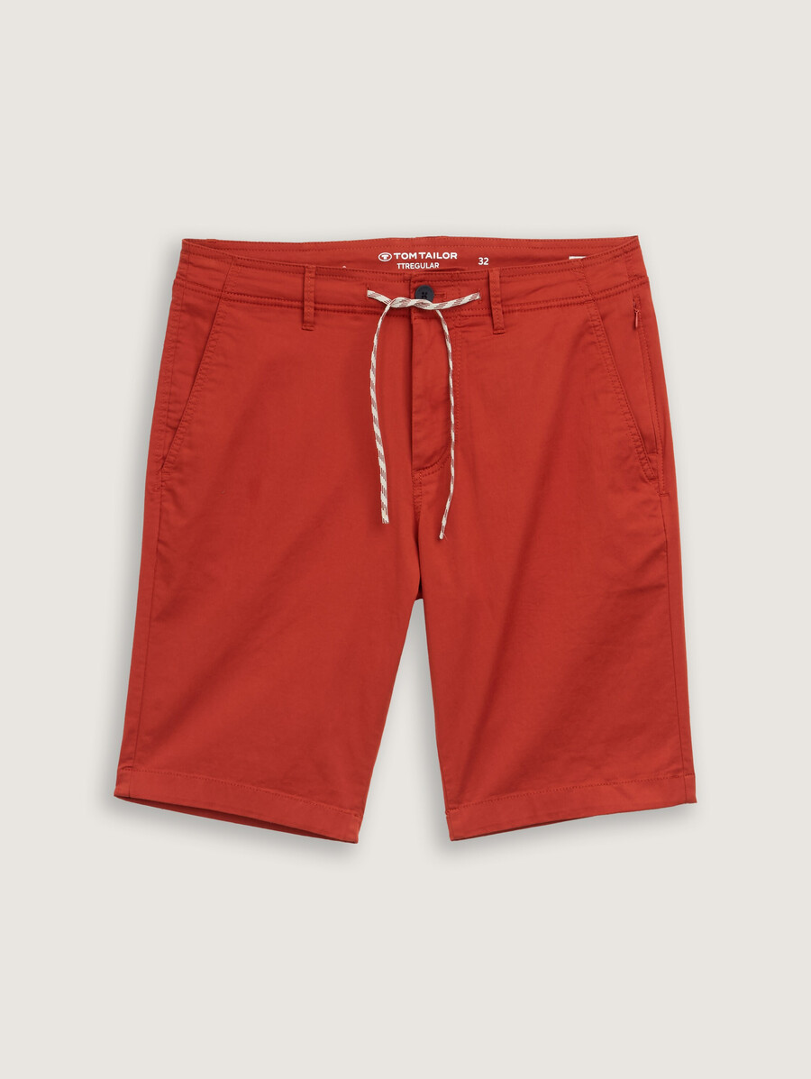 pantalones cortos chinos ligeros con cordón