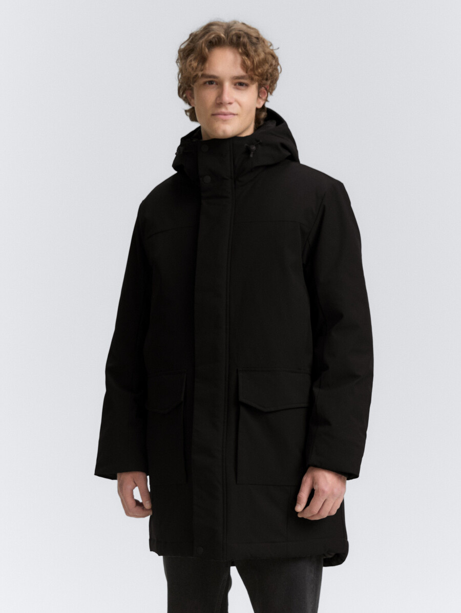 parka con función repelente al agua