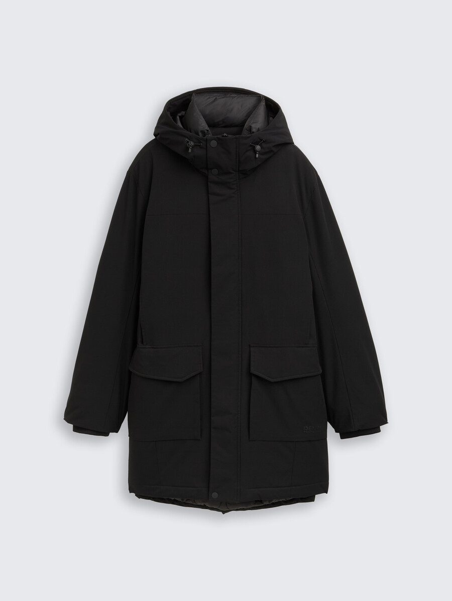 parka con función repelente al agua