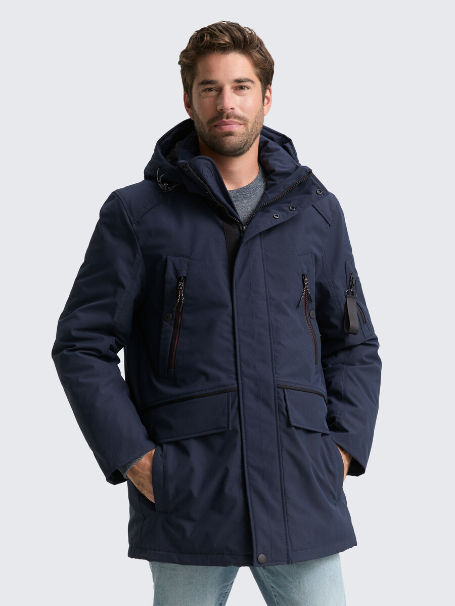 parka ártica con capucha desmontable