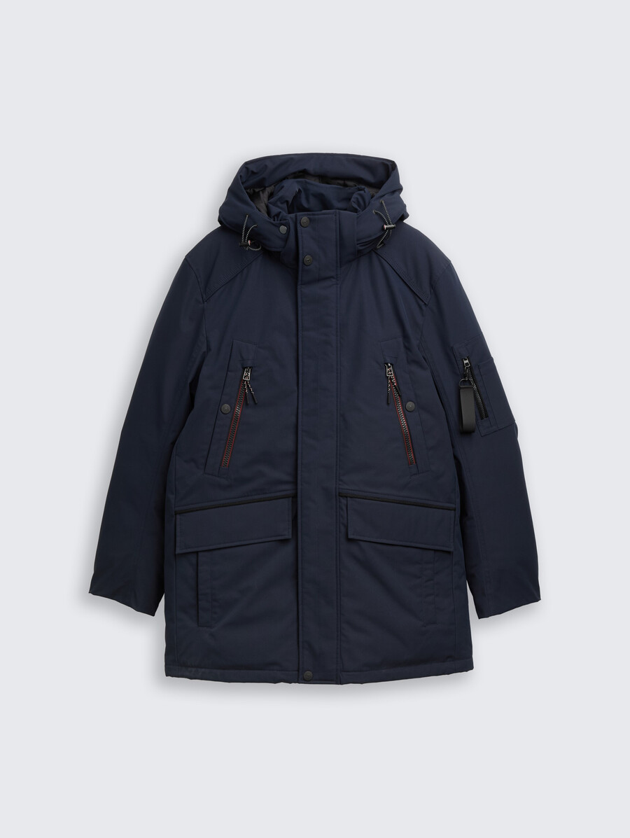 parka ártica con capucha desmontable