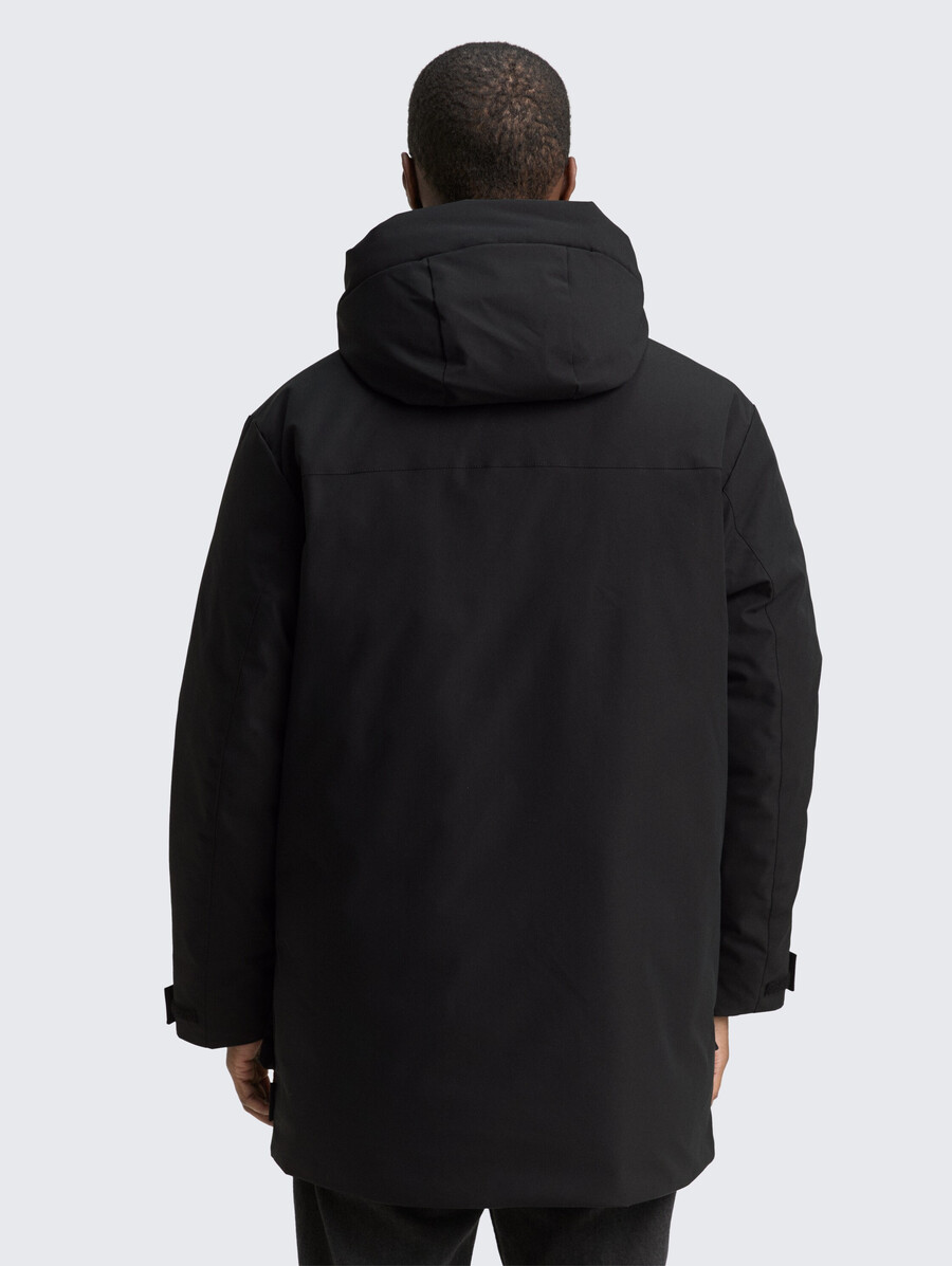 parka ártica con capucha desmontable