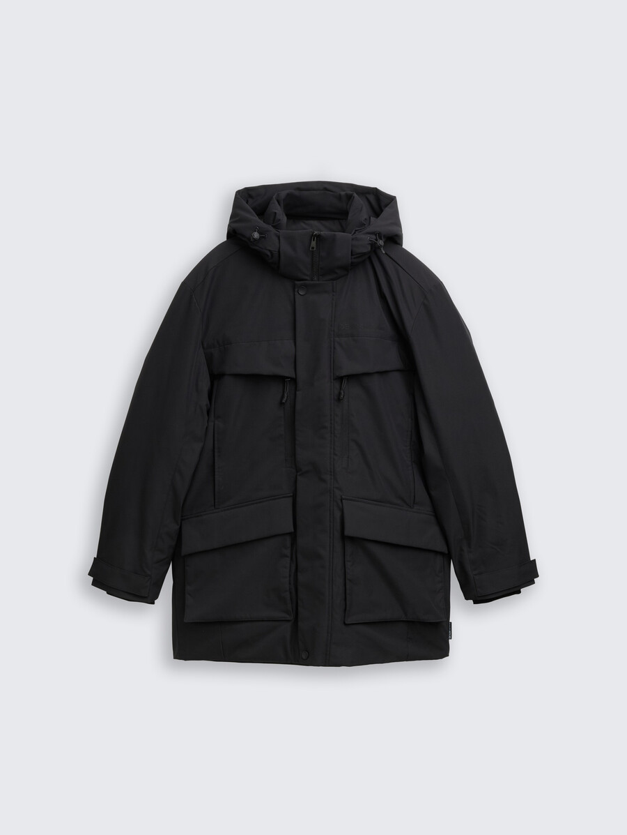 parka ártica con capucha desmontable