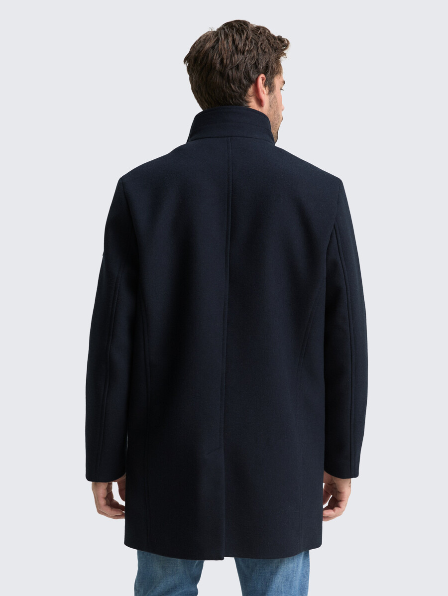abrigo de lana 2 en 1 con chaqueta interior desmontable