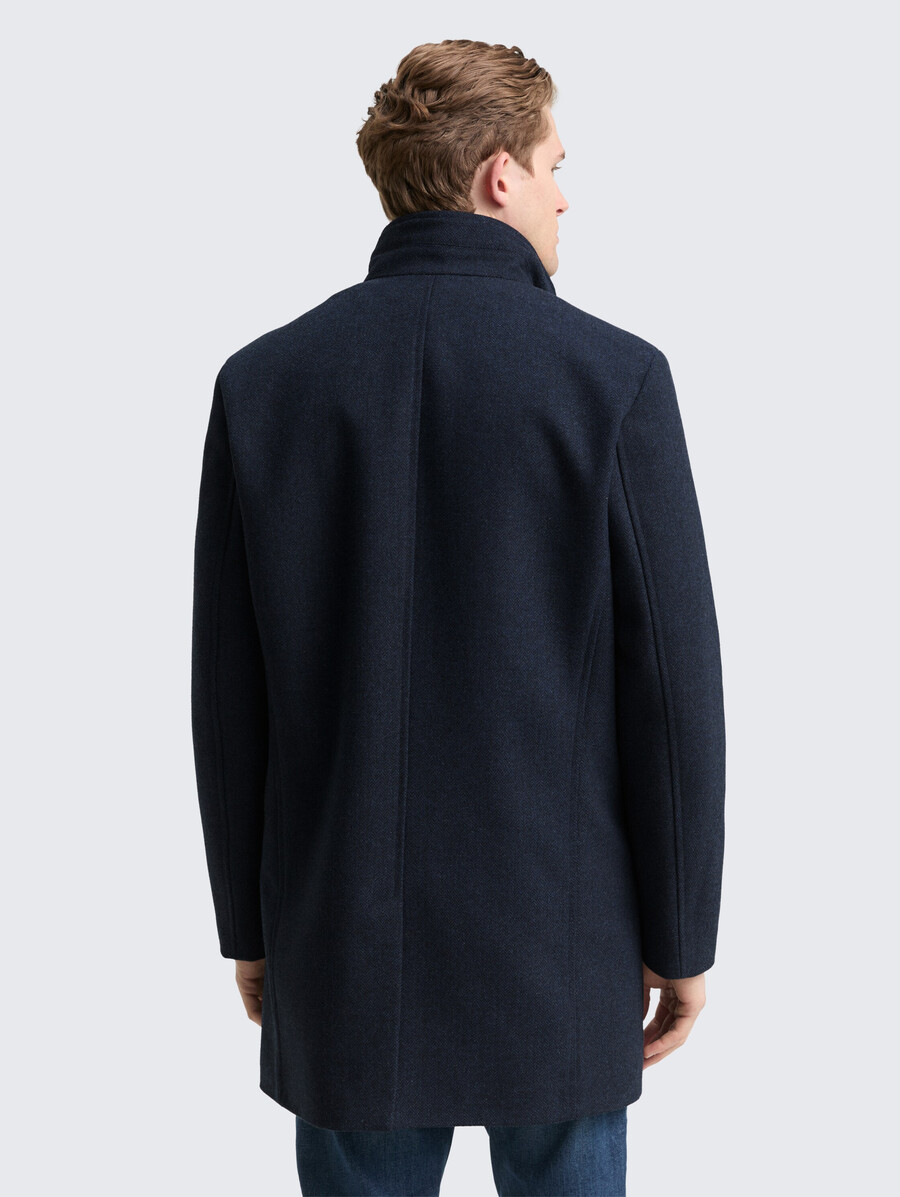 abrigo de lana 2 en 1 con chaqueta interior desmontable